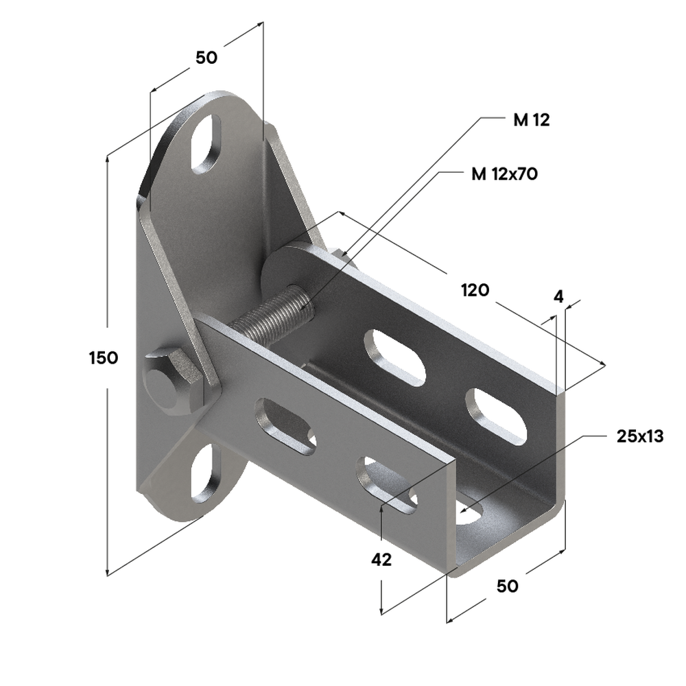 Чертеж Фланец седельный поворотный TSF P 38-41 4F6