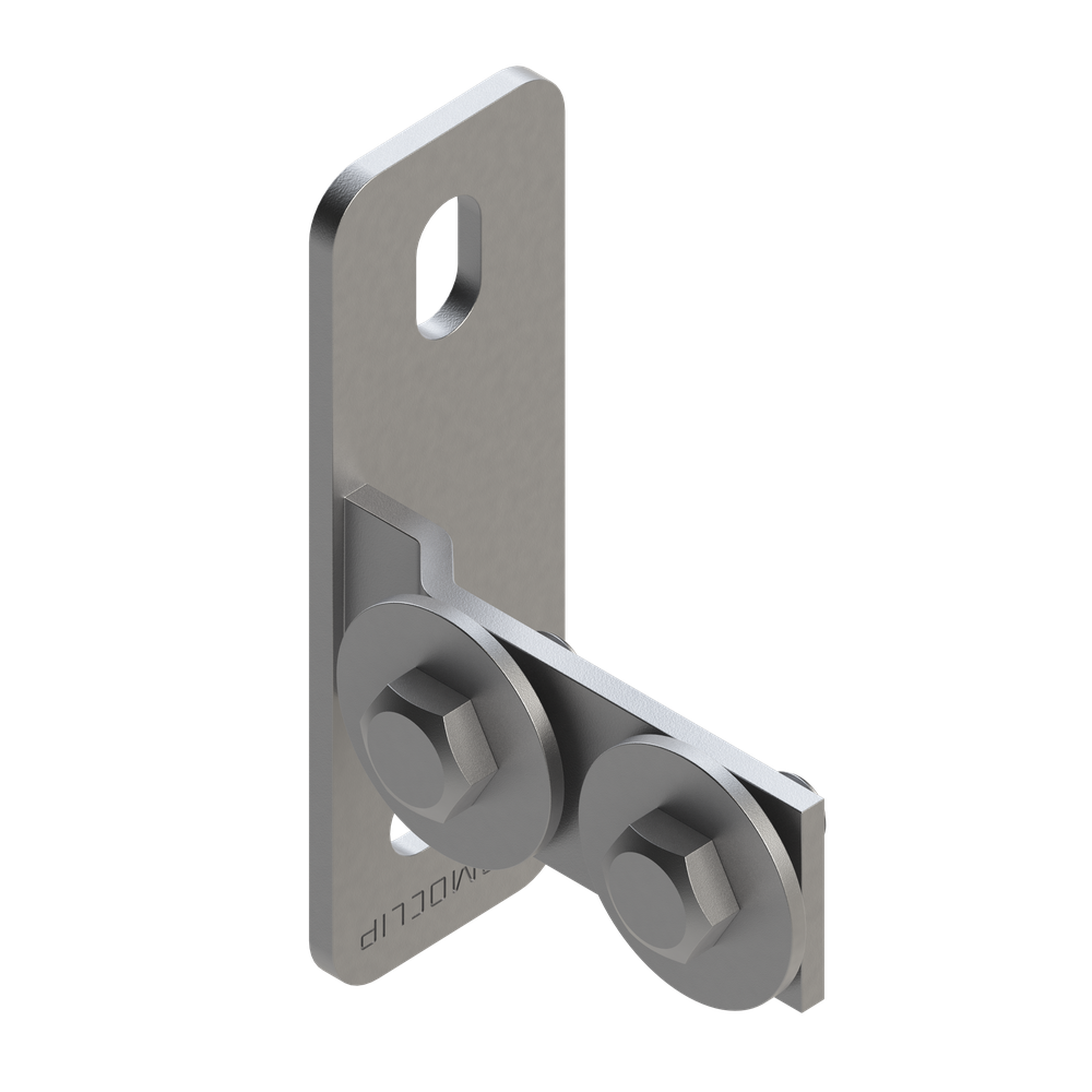 Фланец торцевой продольный TEF L 38-40 4F2 M10