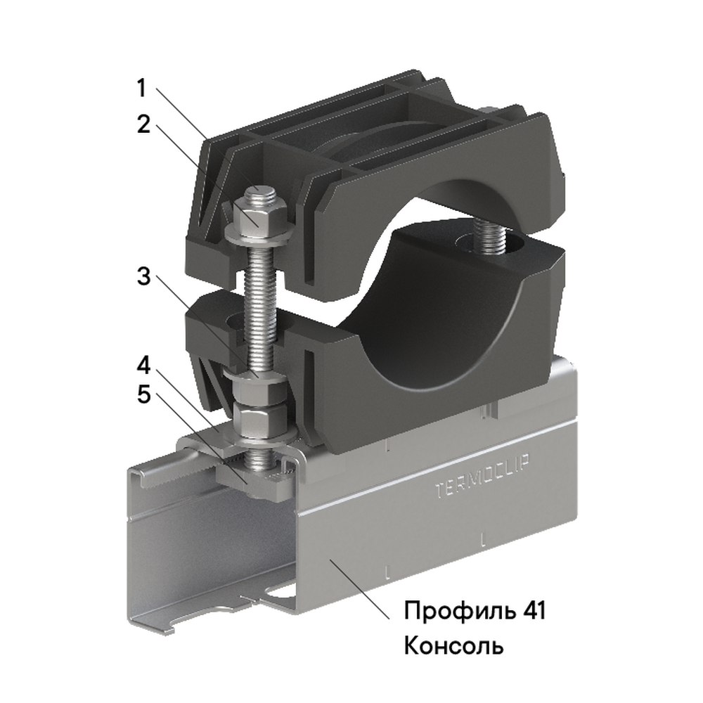 Монтаж Крепеж кабеля ТСС 1