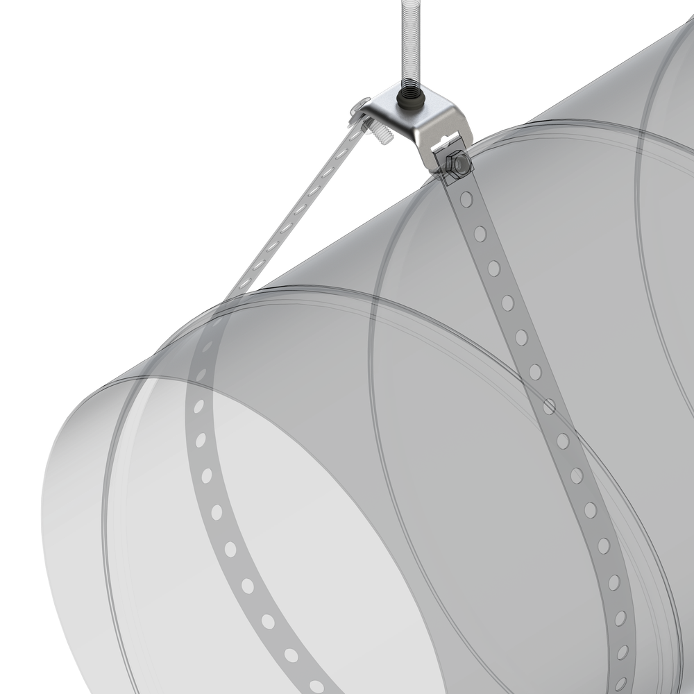 Применение Кронштейн подвесной для ленты перфорированной TBH 12-25 1,2F