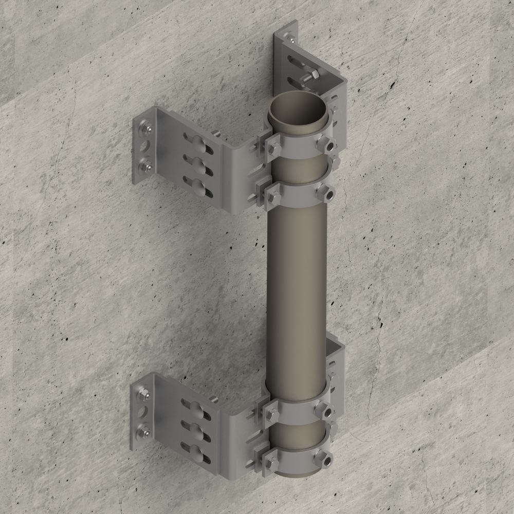 Применение Опора трубная L-образная регулируемая TFA L 73-326 6F